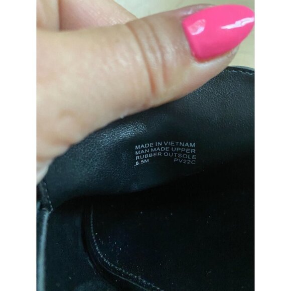 MICHAEL Michael Kors BNWT "Ashley" black logo plate mules women NEW - Picture 6 of 10